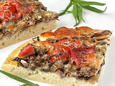 Пицца с шампиньонами Пицца с шампиньонами