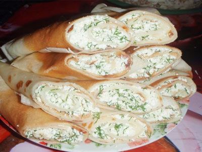 Пикантные блинчики