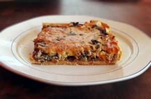 Пирог с грибами и сыром Пирог с грибами и сыром