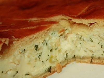 Пирог с сыром и луком Пирог с сыром и луком