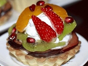 Пирожное «Корзинка с фруктами» Пирожное «Корзинка с фруктами»