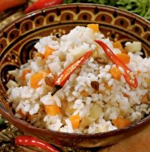 Плов с яблоками и тыквой Плов с яблоками и тыквой