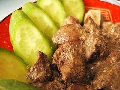 Почки говяжьи в сметане Почки говяжьи в сметане