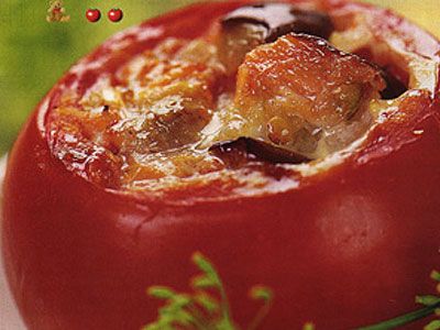 Помидоры, фаршированные курицей Помидоры, фаршированные курицей