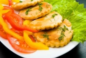 Постные чебуреки с овощами