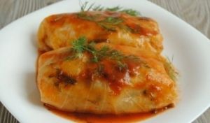 Постные голубцы с грибами №2 Постные голубцы с грибами №2