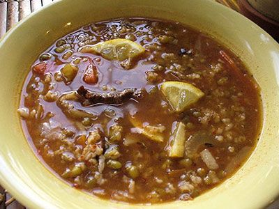 Похлебка с бараниной и пшеном Похлебка с бараниной и пшеном
