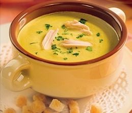 Простой суп-пюре из белой фасоли Простой суп-пюре из белой фасоли