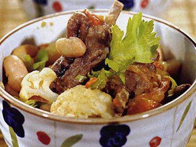 Рагу из бараньих ребрышек с овощами Рагу из бараньих ребрышек с овощами