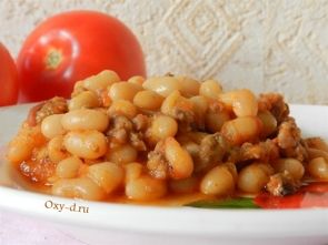 Рагу с фасолью в мультиварке Рагу с фасолью в мультиварке