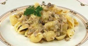 Ракушки с грибами Ракушки с грибами
