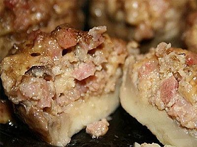 Рецепт фаршированных шампиньонов Рецепт фаршированных шампиньонов
