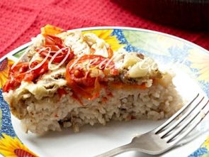 Рис с овощами в сковороде Рис с овощами в сковороде