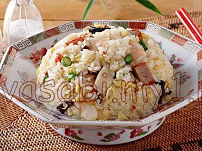 Рисовая каша с морепродуктами Рисовая каша с морепродуктами