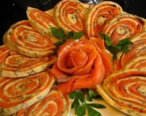 Рулет из семги с сыром Рулет из семги с сыром