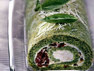 Рулет из шпината Рулет из шпината