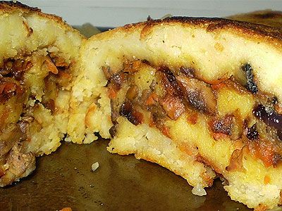 Рулет картофельный с грибами Рулет картофельный с грибами