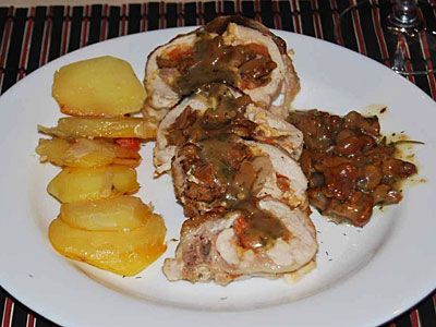 Рулет «Куриный с грибами» Рулет «Куриный с грибами»