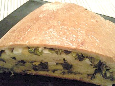 Рулет с луком и яйцом Рулет с луком и яйцом