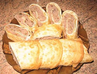 Рулет с печенью Рулет с печенью