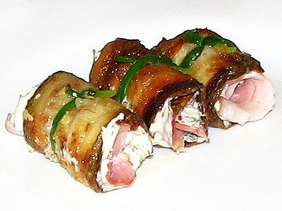 Рулетики из кабачка Рулетики из кабачка