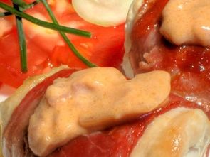 Рулетики из куриного филе Рулетики из куриного филе