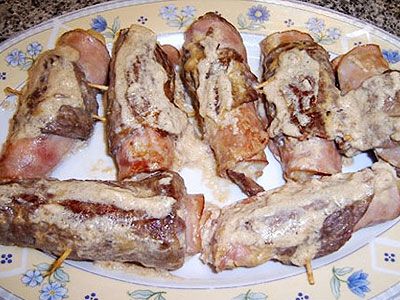 Рулетики из ветчины и сыра Рулетики из ветчины и сыра