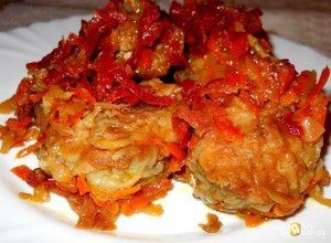 Рыба под овощами Рыба под овощами