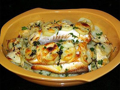 Рыба с картофелем в СВЧ Рыба с картофелем в СВЧ