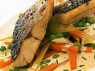 Рыба с овощами по-французски Рыба с овощами по-французски