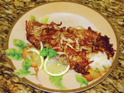 Рыба в картофельной корочке Рыба в картофельной корочке