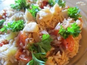 Рыбный плов или а-ля паэлья