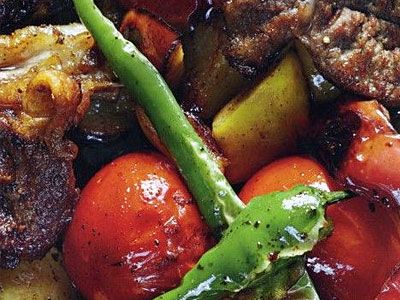 Садж с бараниной и овощами Садж с бараниной и овощами