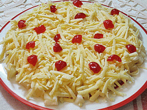 Салат из ананаса с сыром Салат из ананаса с сыром