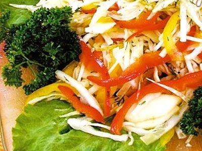 Салат из белокочанной капусты Салат из белокочанной капусты