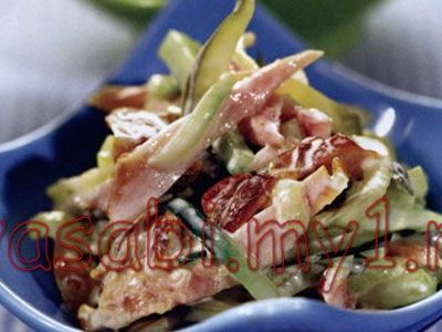 Салат из капченой куриной крудки Салат из капченой куриной крудки