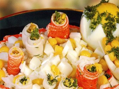 Салат из крабовых палочек