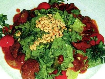 Салат из куриной печени Салат из куриной печени