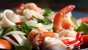 Салат из морепродуктов №2 Салат из морепродуктов №2