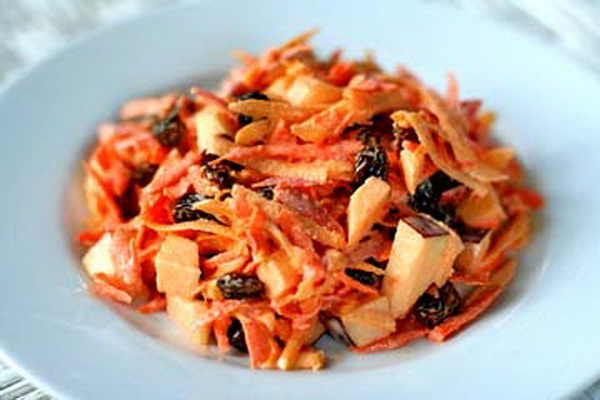 Салат из моркови и яблока Салат из моркови и яблока