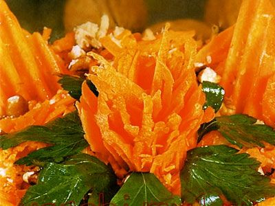 Салат из моркови с орехами Салат из моркови с орехами
