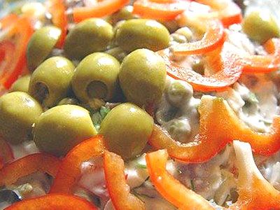 Салат из морской капусты с красной рыбой Салат из морской капусты с красной рыбой