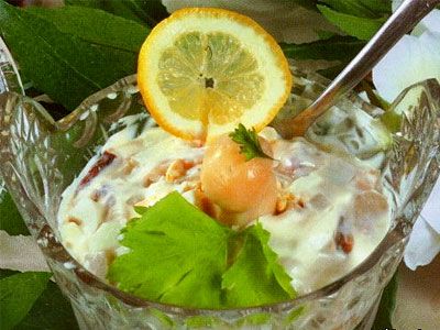 Салат из осетрины с грибами Салат из осетрины с грибами