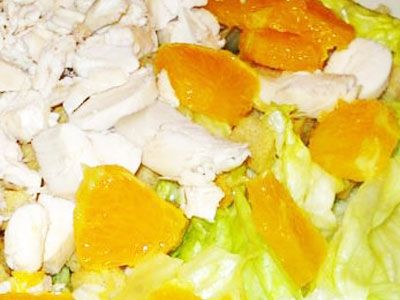 Салат «Курица с апельсином» Салат «Курица с апельсином»
