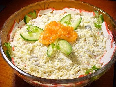 Салат Морской царь Салат Морской царь