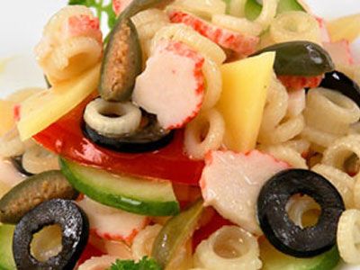 Салат острый с макаронами Салат острый с макаронами