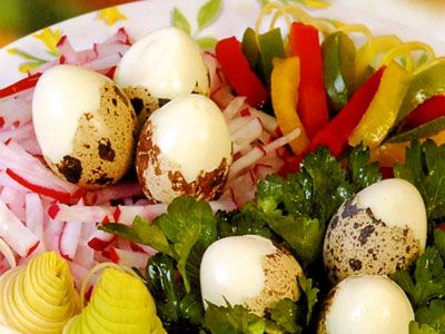 Салат перепелиное гнездо Салат перепелиное гнездо