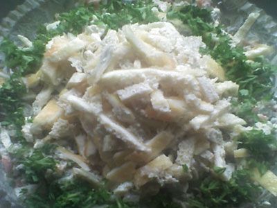 Салат по - казахски. Салат по - казахски.