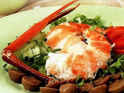 Салат «Род – Айленд» с омарами Салат «Род – Айленд» с омарами