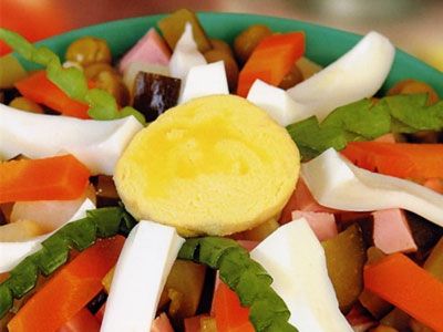 Салат ромашка Салат ромашка
